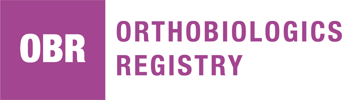 Orthobiologics Registry